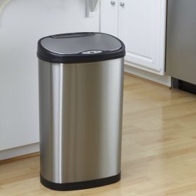 Stainless Steel 13 Gallon Touchless Kitchen Trash Can