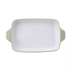 4.5qt Vitrified Stoneware Rectangular Baker Pistachio