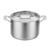 Classic 5.75qt Stainless Steel Pasta Pot with Straining Cover - 83665S-22