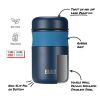 Built 16-Ounce Stainless Steel Double Wall Vacuum Insulated Food Jar in Blue