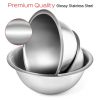 Stainless Steel Mixing Bowls 14 Piece Bowl Set with Measuring Cups and Spoons