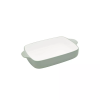 4.5qt Vitrified Stoneware Rectangular Baker Pistachio